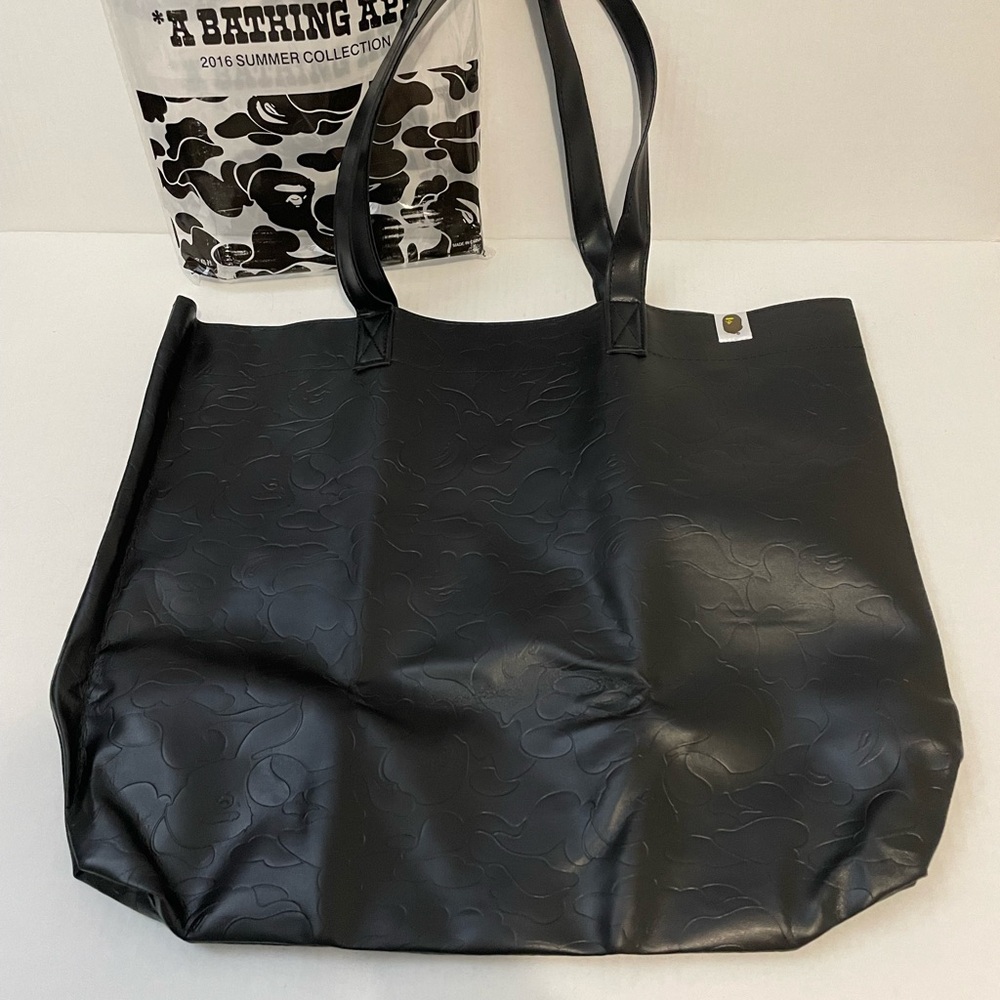 Bape Tote Leather Bag